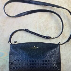 Kate Spade Black Crossbody Bag - Pebbled Leather